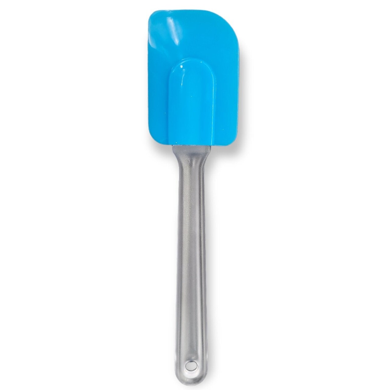 Handy Housewares 10" Long Flexible Silicone Head Spatula with Frosted Plastic Handle
